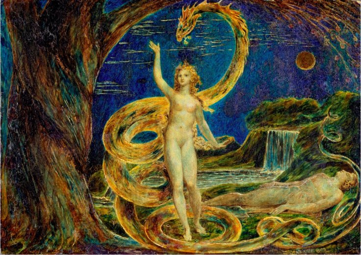 william_blake_eve_tempted_by_the_serpent