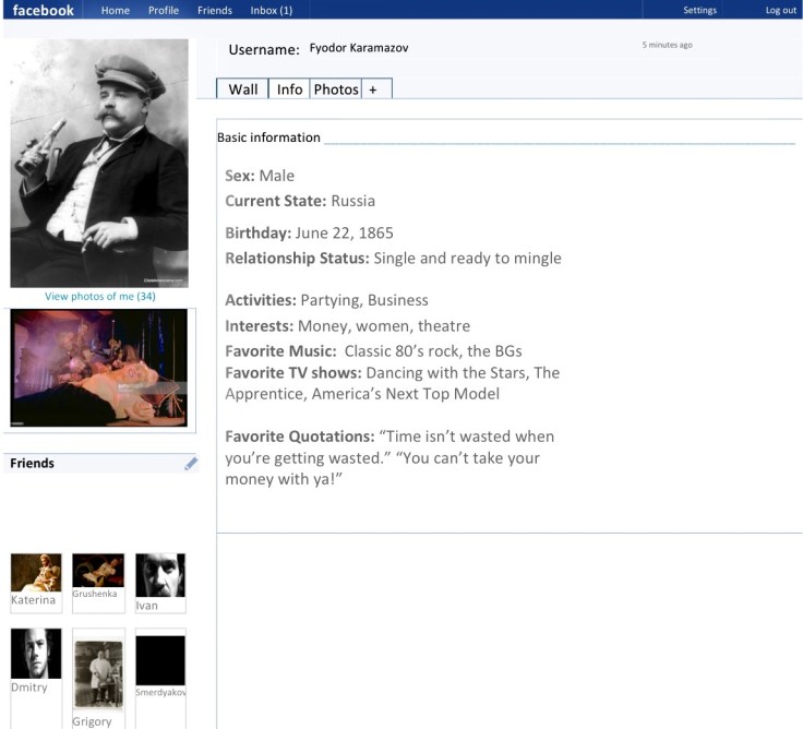 Karamazov Facebook Page